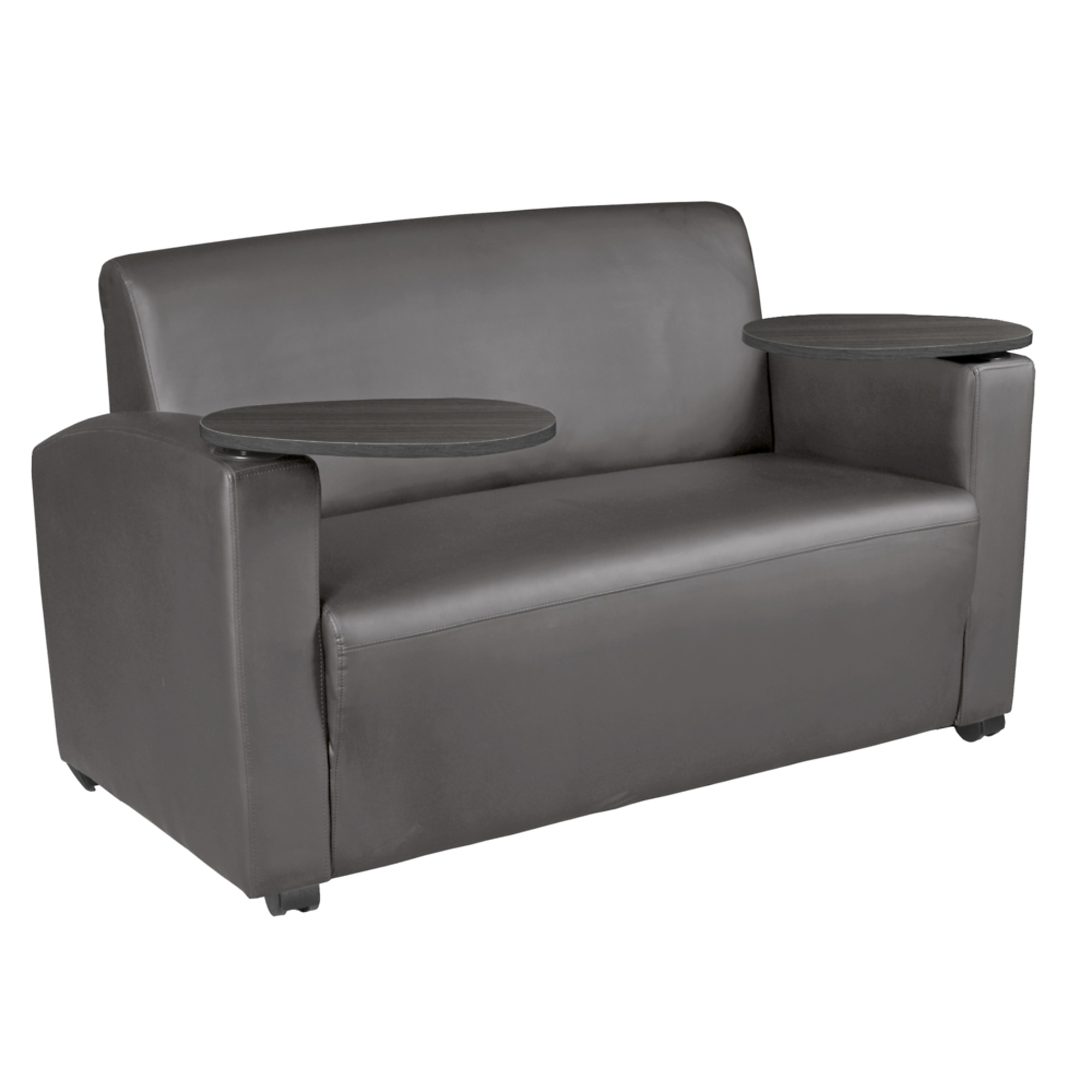 Regency Furniture, Supernova Tablet Arm Loveseat- Grey/Ash Grey, Included (qty.) 1 Model# 7702NSAGGY
